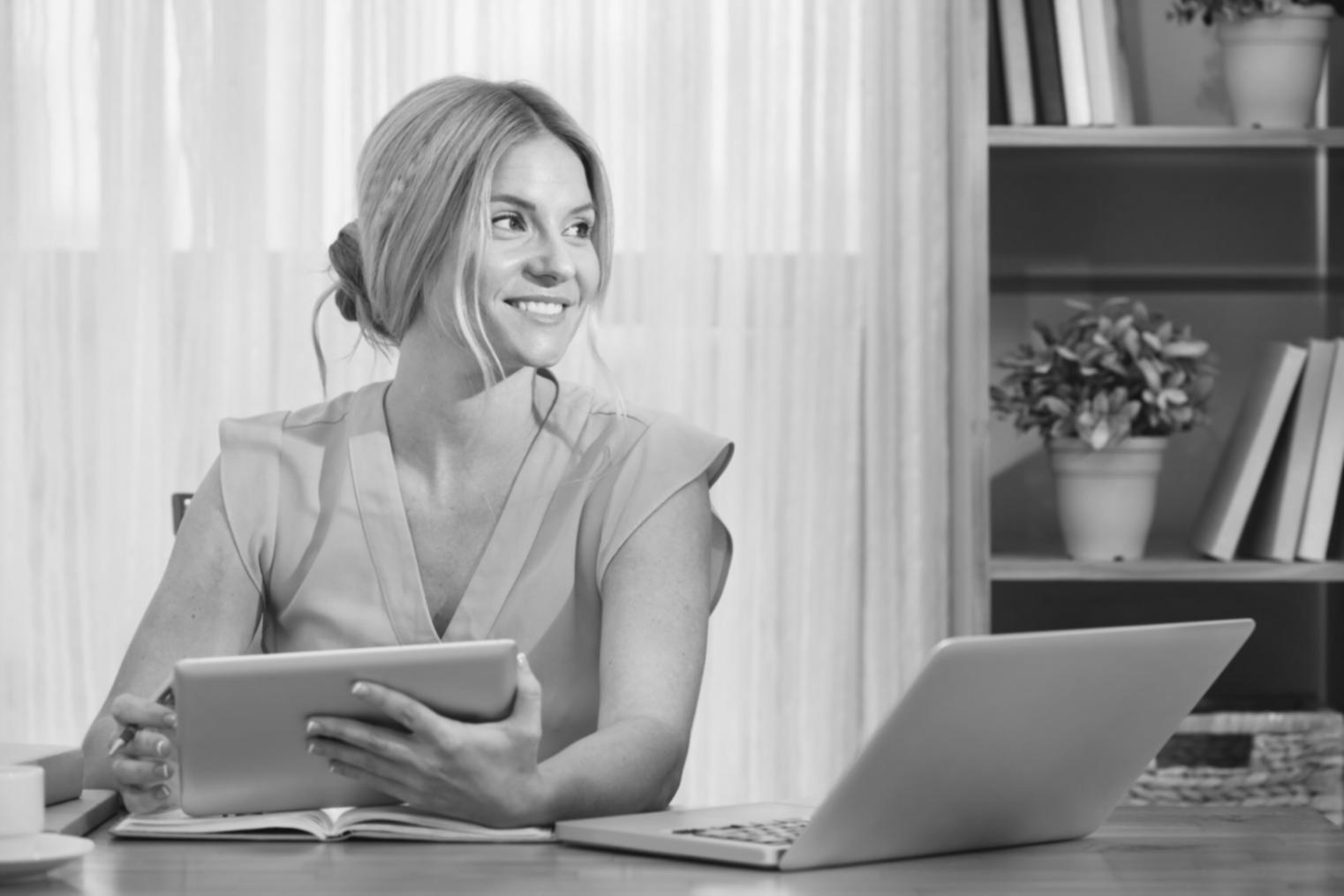 Professional reviewing financial forecasting models and charts